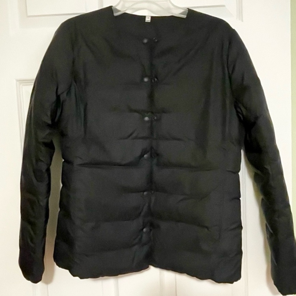 Muji recycled nylon packable down jacket
